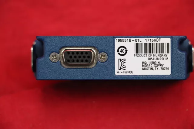 NI 9234 4-CH SW selectable IEPE, 195551B-01L SOUND & Vibration Input s/n 17156DF