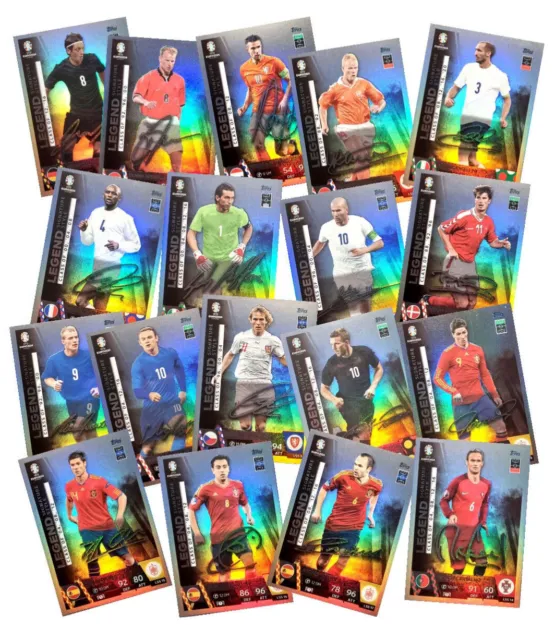 TOPPS Match Attax UEFA EURO 2024 - Legend Signature Style - Choose from All