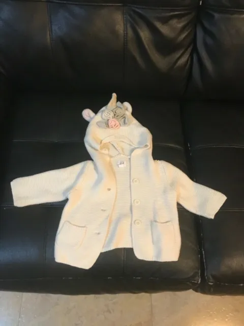 New! Baby Gap sweater jacket for3-6 months
