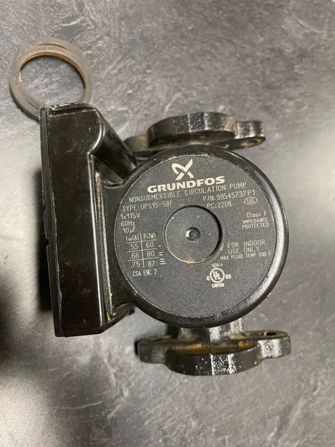 Grundfos ups15-58F 3 speed Circulation Pump
