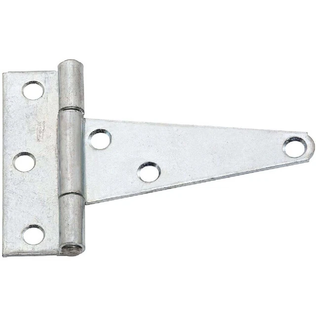 National 4 In. Zinc-Plated Steel Heavy-Duty Tee Hinge (2-Pack) N129031 Pack of