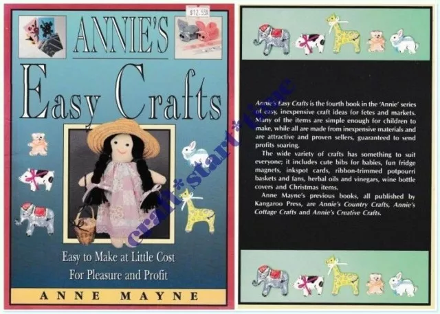 ANNIE’S EASY CRAFTS : ANNE MAYNE : Easy to make at little cost : SC : VGC