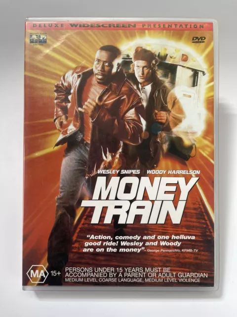 Money Train 1995 DVD Movie Live-Action Film Wesley Snipes Woody Harrelson