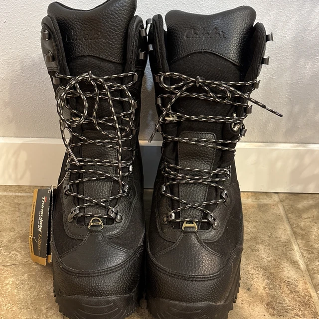 CABELAS BOOTS MENS Size 9D Black Dry Plus Thinsulate Ultra  display picture 2
