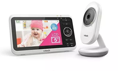 VTech Babymonitor VM350 – Video-Babyphone mit beweglicher Kamera, 720p