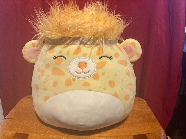 SQUISHMALLOWS KELLYTOY 2021 Squish-doos 12" Lexi The Yellow Cheetah Plush Toy EUR 6,76 - PicClick FR
