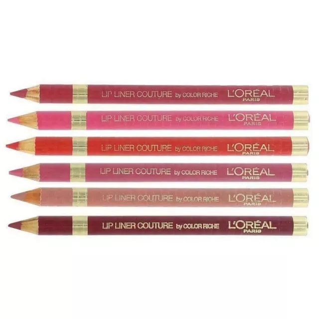 L'Oreal Lip Liner Couture by Color Riche Pencils Brand New - Select Your Shade