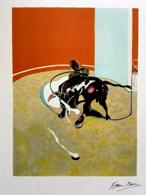 Francis Bacon Litografía 1975 500 Ex. (Lucian Freud De Kooning Damien Hirst