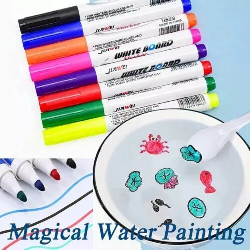 Doodle Pens Water Painting Pen Magical Water Floating Drawing Tools 4/8/12Pcs HG 3