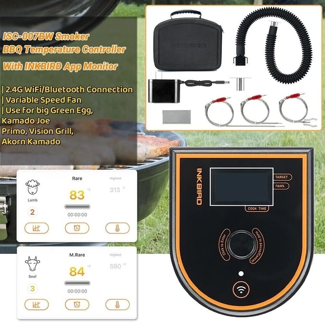 BARBECUE SMOKERS FAN Temperature Controller WiFi Bluetooth BBQ