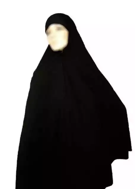 Extra Langer Erwachsene Muslimisches Gebet Baumwollpullover Hijab Burkha Makna Khimar Schal 2