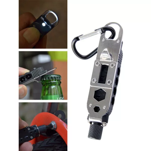 Mini Multi-functional Keychain EDC Outdoor Portable Stainless Steel Pocket Tool