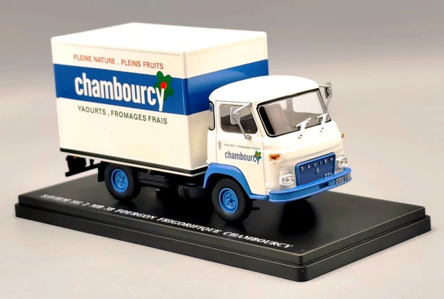 Norev Saviem – Camion Brasserie Et Citerne à Lait – Bleu – Occasion