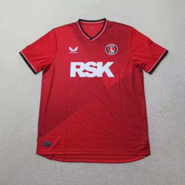 Charlton Athletic Football Shirt Mens XL Home Kit Castore FC 23 / 24 NWOT