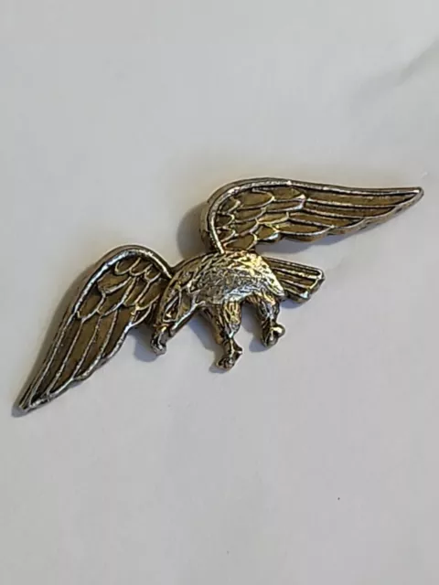 American Eagle Lapel Hat Jacket Pin Tie Tack With Chain & Bar 2