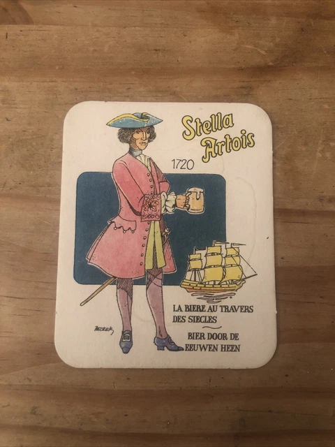 Rare Vintage Stella Artois Beer Mat 1720