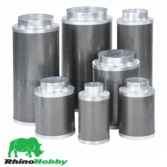 Rhino Hobby Carbon Filter 4 5 6 8 10 12 Inch Hydroponics