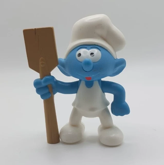 Figurine McDonald's Schtroumpf Policier 2018 - Occasion Très Bon état