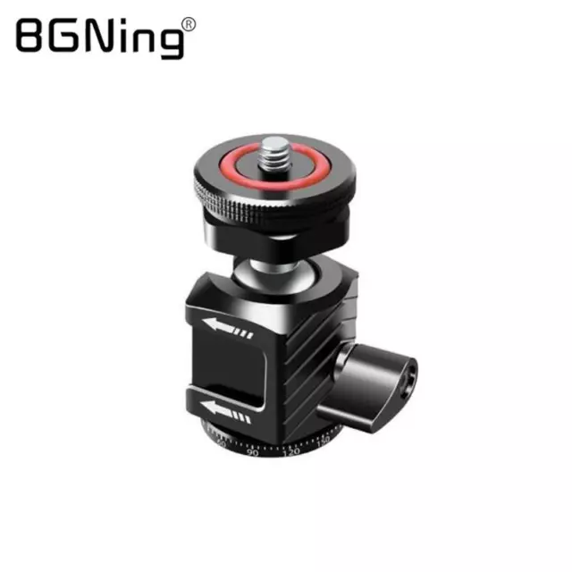 BGNing Mini Ball Head Monopod Tripod Mount Hot Cold Shoe Adapter for DSLR Camera