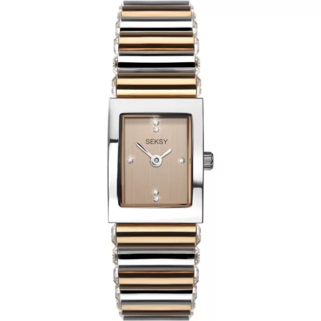 Sekonda 2867 Ladies Silver Rose Gold Seksy Watch