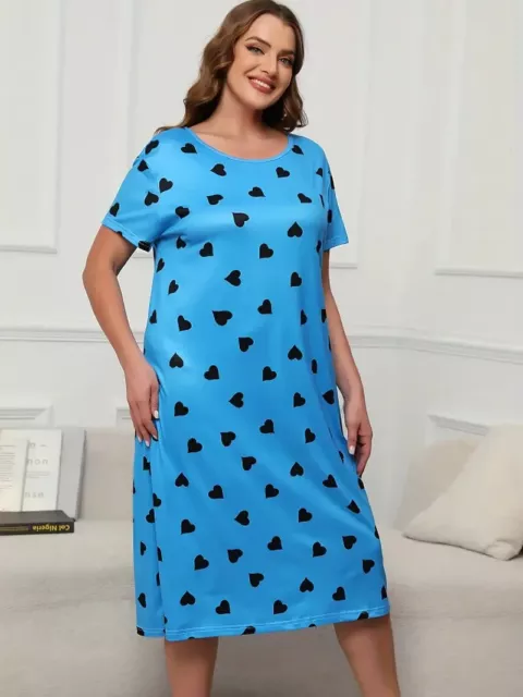 1X ❤️ Suzie's Closet Curve Slimming, Sassy, Sexy & Soft T-Shirt Lounge Dress 3