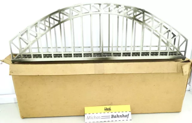 Märklin 7163 Arch Bridge M Track Sheet Metal H0 1:87 Boxed HT0 Å