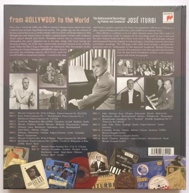 Jose Iturbi From Hollywood To The World CD Box Set New Sealed 19439836502 2