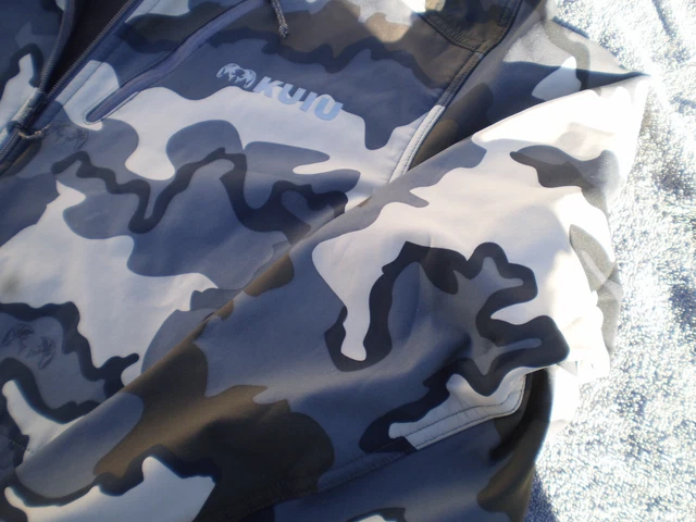 KUIU BUNDLE VIAS Camo Peloton 200 1 4 Zip Hoodie L Jacket L Fleece Beanie 95.00 PicClick