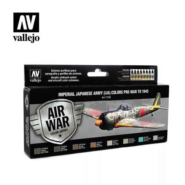 Airbrush Paints - Vallejo Model Air - Ija Colours Pre-War To 1945 - 71152