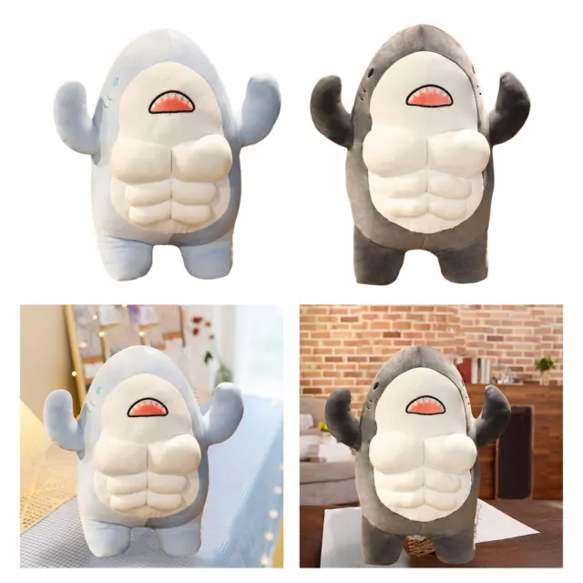 Soft Shark Plush Toy, Sleeping Pillow, Comfortable Stuffed Animal Doll, for