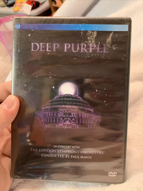 "Deep Purple" DVD New Sealed 1999 Live Concert/LondonSmphOrch/RoyalAlbertHall