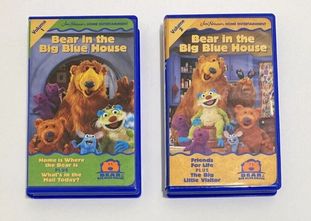 BEAR IN THE Big Blue House VHS Volumes 1 + 2 Jim Henson £16.67 ...