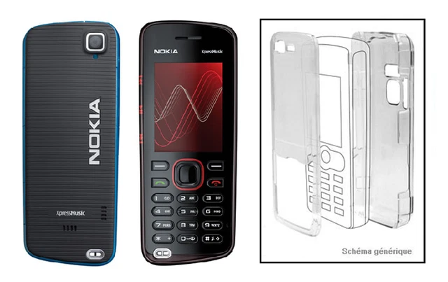 Coque De Protection Cristal Transparente Pour Nokia 6280 - Neuve, Fabriquée En France