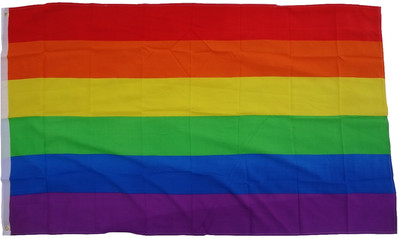 Bandiera arcobaleno 90 x 150 cm pacifista flag movimento multicolore pace peace 