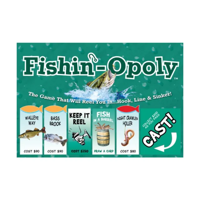 Fishin Opoly Board Game FOR SALE! - PicClick UK