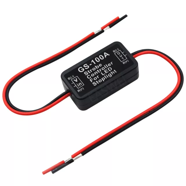 GS-100A Car Truck LED Brake Stop Light Flash Strobe Controller Flasher Module