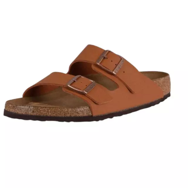 BIRKENSTOCK Men's Arizona Soft Footbed Two Strap Sandals Ginger Brown Size 10