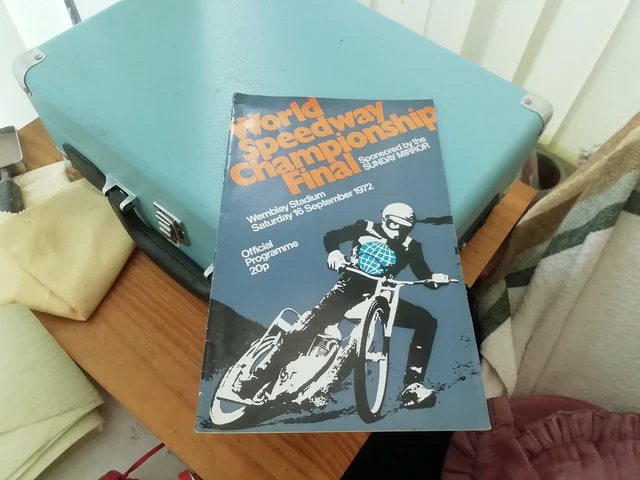 SPEEDWAY PROGRAMME 1972 Wembley World speedway Championship Final £1.00