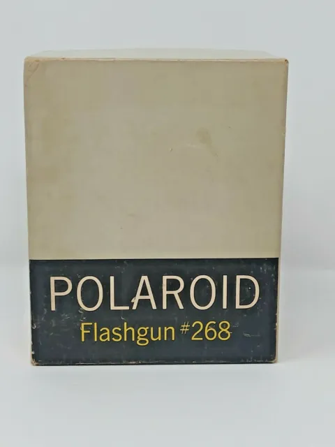 Pistola flash vintage Polaroid número 268 para cámaras paquete de color automático