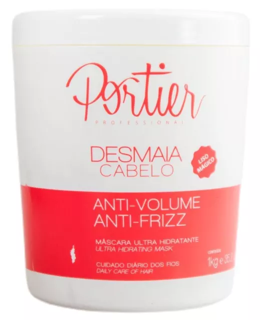 Professional Hair Faints Desmaia Ultra Hydrating Anti Frizz Mask 1Kg - Portier