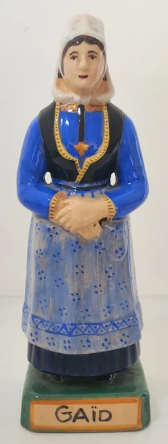 Statue Saint Yves Faïence HR Quimper - Vintage 1930 - Bretagne Avocats