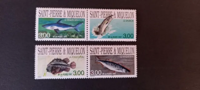Sellos de peces (Saint Pierre Miquelon)