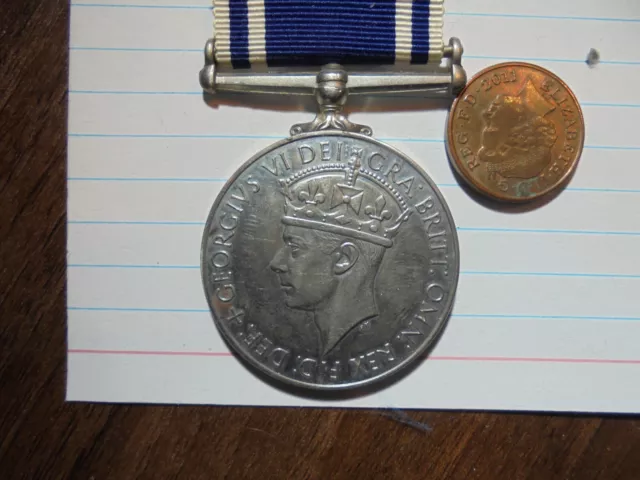 Geo VI (C) POLICE LONG SERVICE GOOD CONDUCT MEDAL - Con James A. SCOTT - (DM/37)