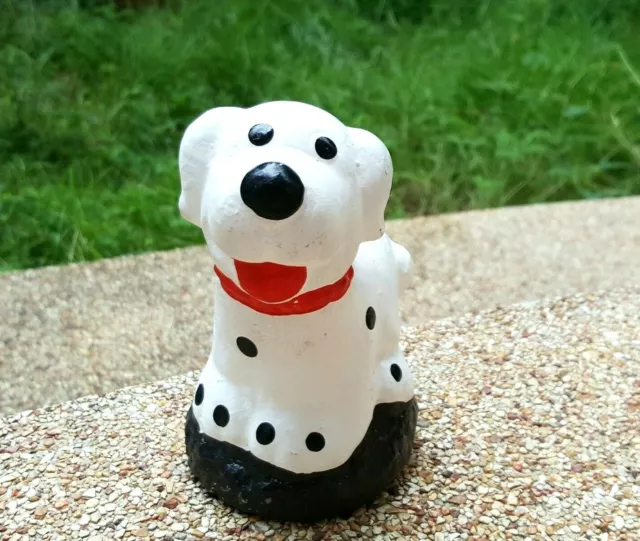 Dalmatian Dog Hound Puppy Figurine Home Ornament Toy Child Ceramic Small 4"