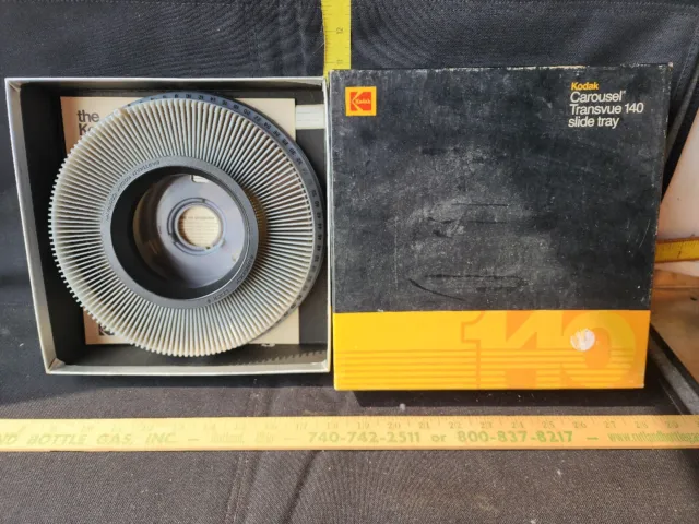 Bandeja deslizante Kodak Carrusel Transvue 140 tambor nuevo en caja NoS