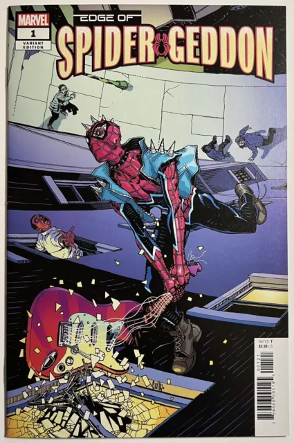 Edge of Spider-Geddon 1 Cully Hamner Variant Spider-Punk Marvel Comics 2018