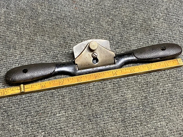 Vintage Stanley Rule And Level No. 52 Spoke Shave Arched Logo USA
