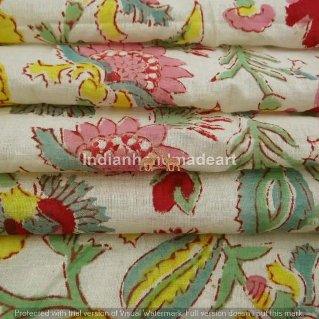 Indien Coton Handmade Couture Loisirs Créatifs Course Tissu Imprimé Cachemire 1