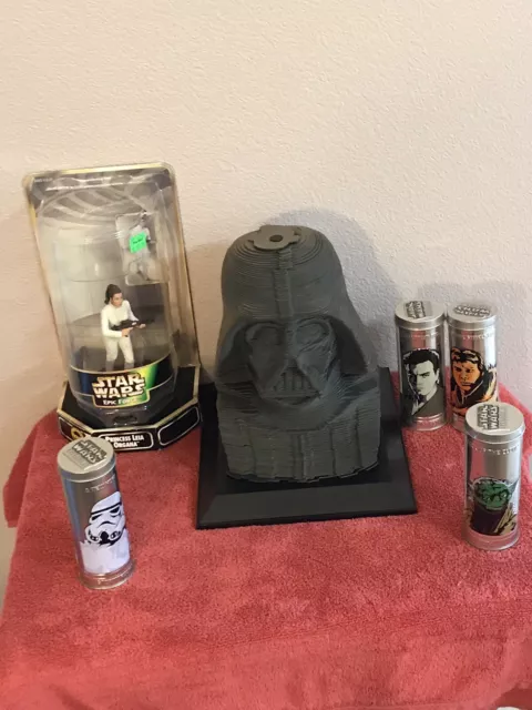 Burger King STAR WARS 2005 Complete The Saga Darth Vader 3d Puzzle Princess Leia