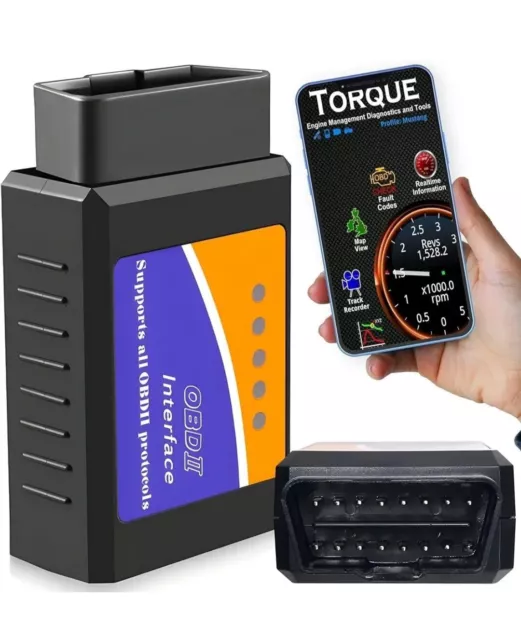 BT Diagnose OBD2 KFZ Fehler Lesen /Lösch Scan Marken-Gerät 327 Interface CanBus